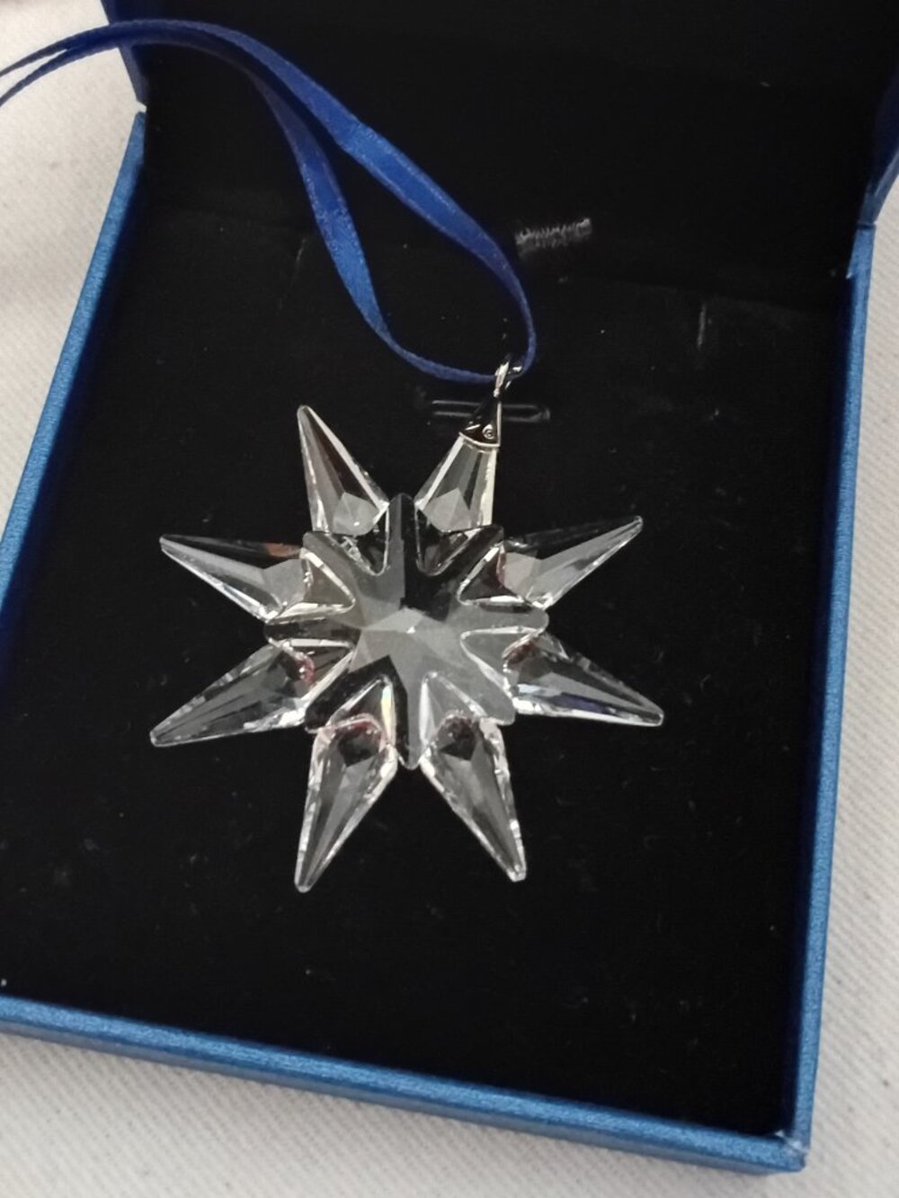 Swarovski Snowflake Crystal Ornament 2009 Holiday Collection